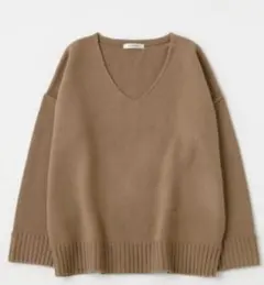 moussy DROP SHOULDER V／N SWEATER