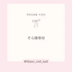そら様専用ページ　ネイルパーツ