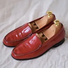 エルメス モカシン ケネディ 40 ボルドー 革靴 ローファー レザー エルメス モカシン ケネディ 40 ボルドー 革靴 ローファー レザー