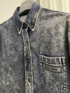 3月末まで15%OFF【MIU MIU】美品/ オーバーサイズデニムジャケット