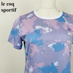 le coq sportif 半袖Tシャツ ピンクブルー M 1394-B