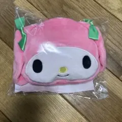マイメロ　フェイスポーチ付きエコバック　MY MELODY×MOS BURGER