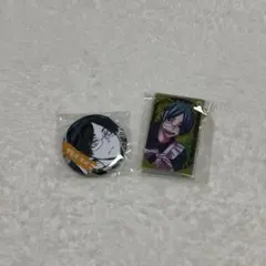 桃源暗鬼 遊摺部従児 缶バッジ アクリルキーホルダー 2点セット