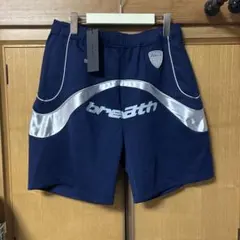 新品　タグ付き　breath ネイビー ショートパンツ　L BADHOP