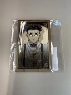 鬼滅の刃 モクテル MOCKTAIL 1周年 記念 箔押し缶バッジ 悲鳴嶼行冥