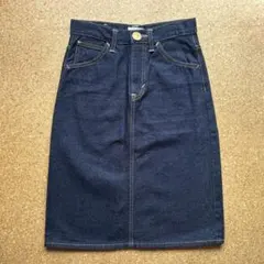 最終お値下げ‼️Lee ダークデニム ひざ下丈 ミディスカート