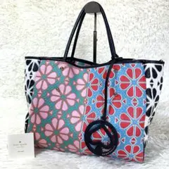 ケイトスペード トートバッグ エブリシング スペードフラワー ジャガード