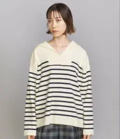 TORRAZZO DONNAトラッツォ ドンナ　ボーダーセーラーカラーニット