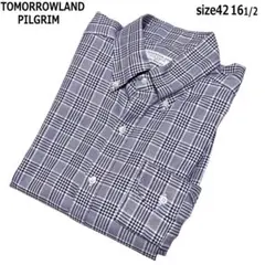 トゥモローランド ピルグリム グレンチェック 長袖シャツ 42 2XL