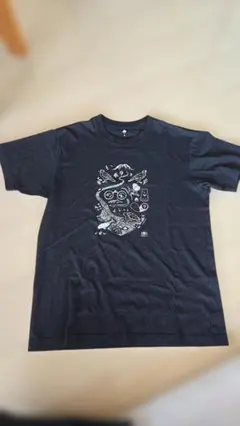 mont-bell　イラストデザイン Tシャツ サイズS 黒