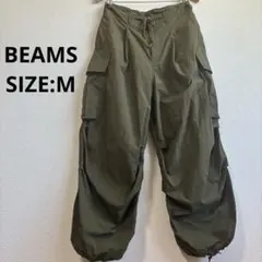 BEAMS HEART カーゴパンツ メンズ オリーブ色