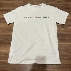 トミーヒルフィガー ロゴ Tシャツ L 白 TOMMY HILFIGER 半袖