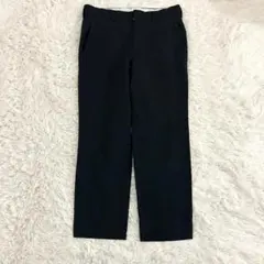 コムデギャルソン スラックス テーパードパンツ 濃紺　日本製古着 メンズ