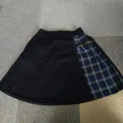 チェック柄デザイン　スカート　150