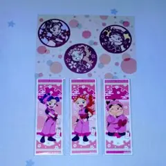 忍たま乱太郎 くのたま レターペーパー ロングステッカー ４枚セット