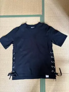 KIKSTYO サイドレースアップ Tシャツ 黒　Mのサムネイル
