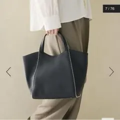 【美品】 BEAUTY&YOUTH ボールチェーン ミニトートバッグ 2WAYのサムネイル