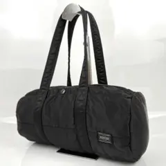 【美品】PORTER ポーター タンカー ミニボストンバッグ ブラック Lサイズ