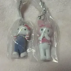 サンリオキャラクターズ ミニチュアチャーム ライブキャラクター マイメロ キティ