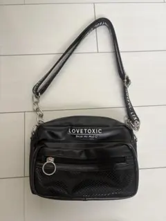 LOVETOXIC ショルダーバッグ ブラック キッズ