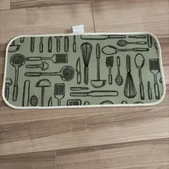 キッチン柄 シンクマット 水切りマット