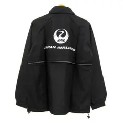 【極美品/激レア】JAL 日本航空 ブルゾン L 黒 アイトス コーチジャケット 極美品/激レア】JAL 日本航空 ブルゾン L 黒 アイトス コーチジャケット
