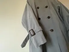 グレー ダブルブレスト ロングコート S S sizeですがかなりゆったりです。