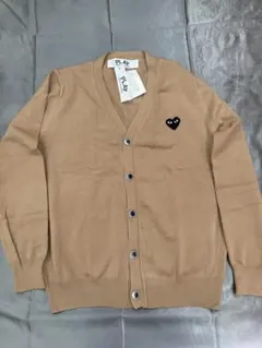 PLAY COMME des GARÇONS ベージュカーディガン