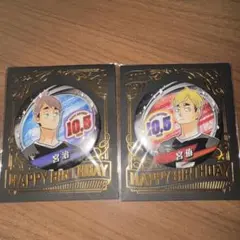 宮治・宮侑 バースデーピンズセット