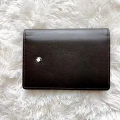 Montblanc モンブラン カードケース レザー ダークブラウン 名刺入れ