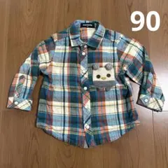 klädkåp kladskap チェック柄シャツ 90