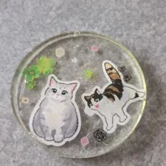 ☆レジン ヘアゴム ブローチ☆♡No.737♡ - メルカリ
