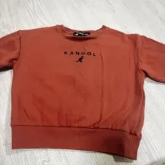 KANGOL オレンジ トレーナー 100-110cm