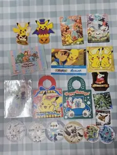 ポケモン　ポケセン　ステッカー　カフェ　ヒトカゲ　ピカチュウ　ポケカ