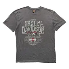 古着 ハーレーダビッドソン モーターサイクル Tシャツ プリント メンズXL
