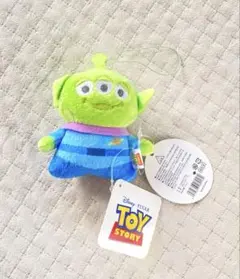 【新品未使用、美品】トイストーリー　キーホルダー　エイリアン　キーチェーン