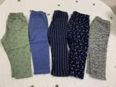 ユニクロ　ベビーレギンス　5点セット　80