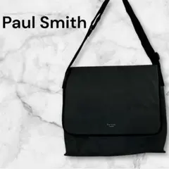 Paul Smith PARFUMS ショルダーバッグ 濃グレーマルチストライプ