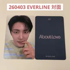 260510 EVERLINE 対面 SF9 ジェユン トレカ - メルカリ
