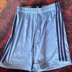adidas ストライプ ハーフパンツ 青ブルーユニフォームL アディダスのサムネイル