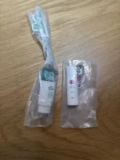 ガチャガチャ　ミニチュアチャーム　2個セット