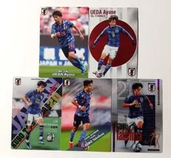サッカー日本代表 久保建英 上田綺世 ウエハース カード
