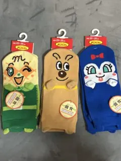 キャラクターソックスセット 23-25 アンパンマン