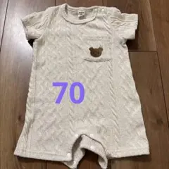 3枚で300円SHEIN ケーブル編みロンパース 3-6M