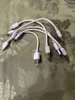 USB Type-Cケーブル 20cm 5本セット ピンク ④ 未使用品