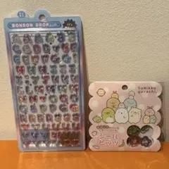 【正規品】ボンボンドロップシール　アルファベット　シールビッツ　すみっコぐらし