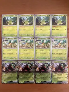 ポケモンカード　ナエトルC 4枚　ハヤシガメC 4枚　ドダイトスexRR 4枚