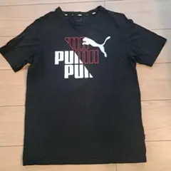 PUMA 黒 Tシャツ サイズS ロゴ入りのサムネイル