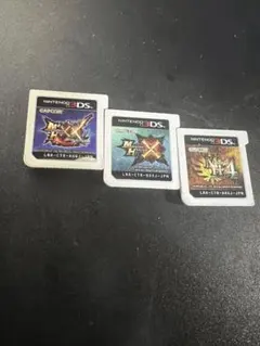 モンスターハンターXX/X/4 セット　3dsソフト