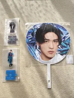 Snow Man 目黒蓮 うちわ アクスタセット